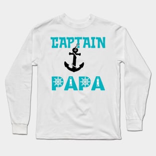 captain papa Long Sleeve T-Shirt